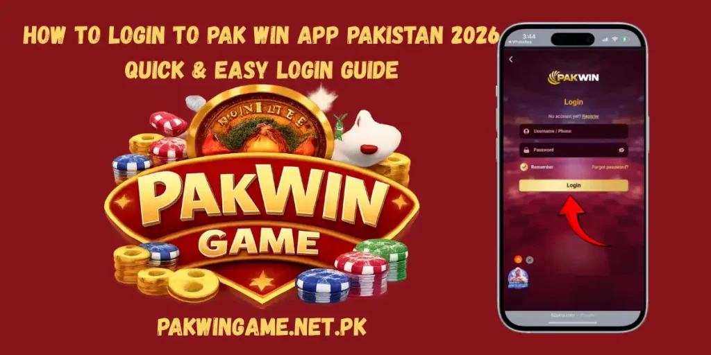  Login to Pak Win