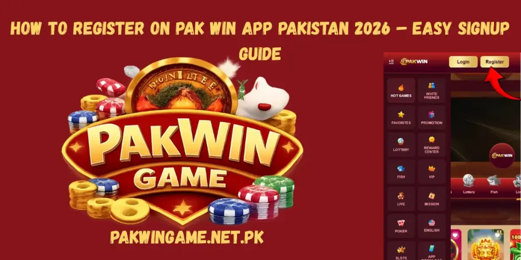 Register on Pak Win